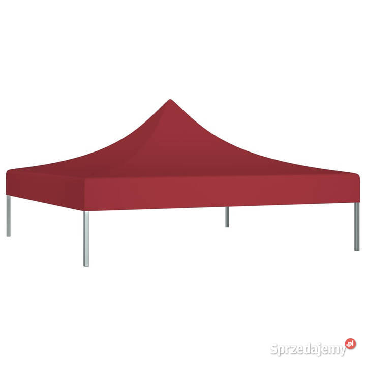 Dach namiotu imprezowego 3 x 3 m burgund 270 gm mazowieckie