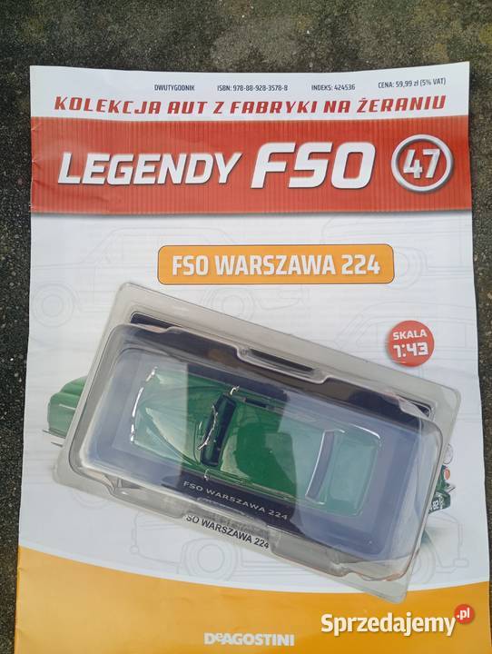 WARSZAWA 224 sedan Kultowe auta PRL Deagostini