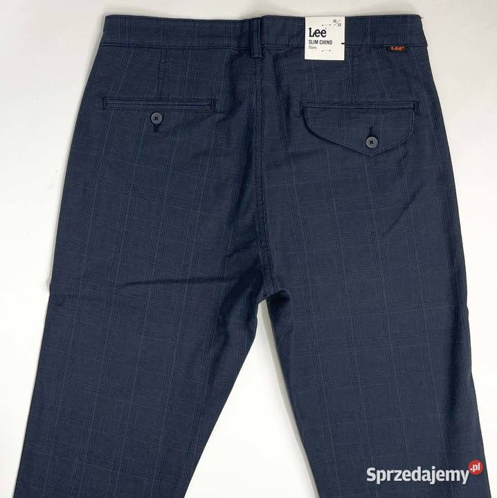 Spodnie męskie Lee Slim Chino Estate Blue W30 Odzież codzienna Lublin sprzedam