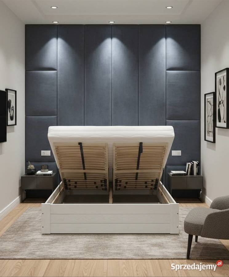 Łóżko AMORE ze skrzynią 27 opolskie Prudnik