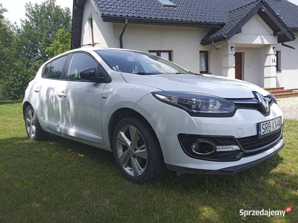 renault megane 3 z 2015r LIMITED 15dci manualna Megane Żory