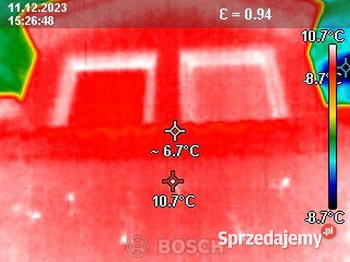 Kamera termowizyjna raport z pomiaru Wrocław