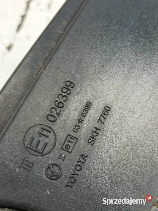 LUSTERKO PRAWE 9PIN EUROPA 1G3 T27 026399 Toyota sprzedam