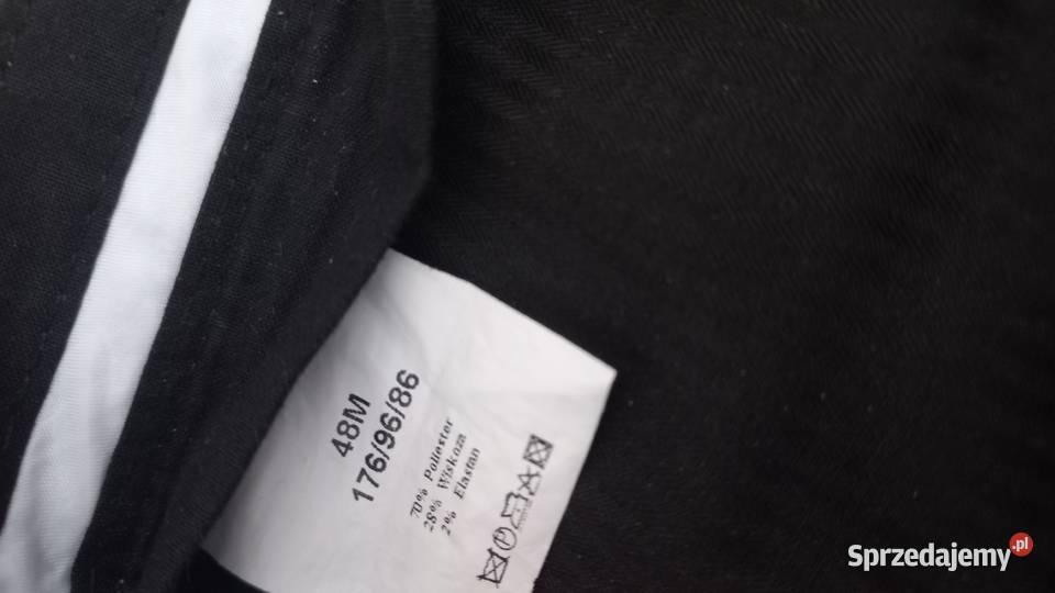 Garnitur męski granatowy 4648 slim marynarka Odzież wyjściowa wielkopolskie