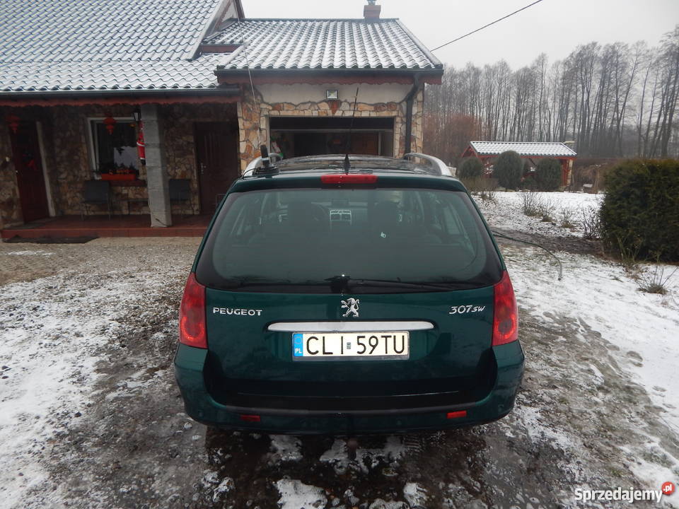 Peugeot 307 SW 16 HDI 110 PANORAMA NAWIGACJA 115KM 307 SW Kikół sprzedam