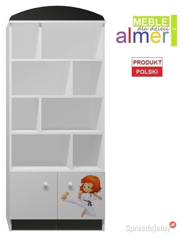 KARATE KID 18 N6 regał dziecięcy 80x40 w190