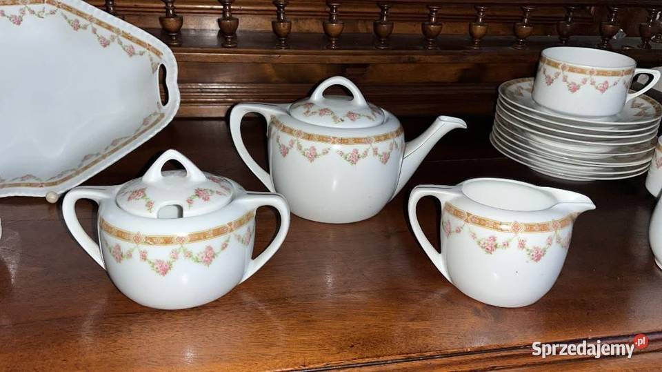 Serwis do herbaty BB Volksted Rudolfstadt Beyer pomorskie Gdańsk