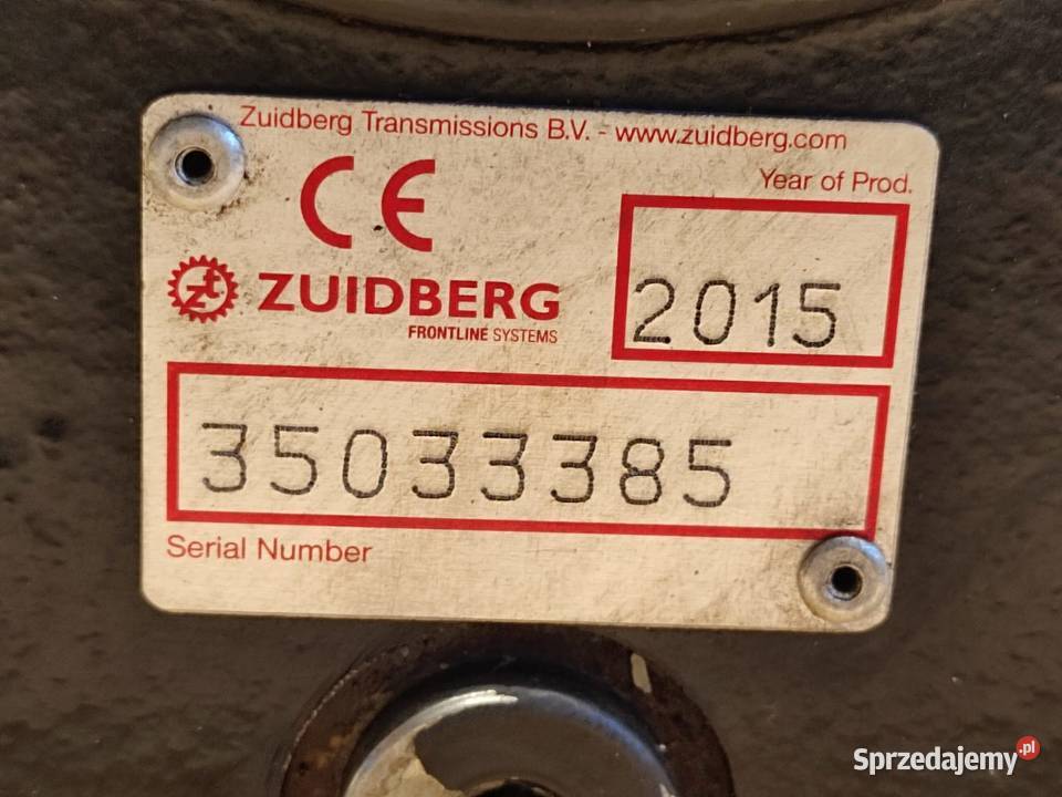 Przekładnia PTO Zuidberg 35033385 Steyr 6175 CVT Wilkowo