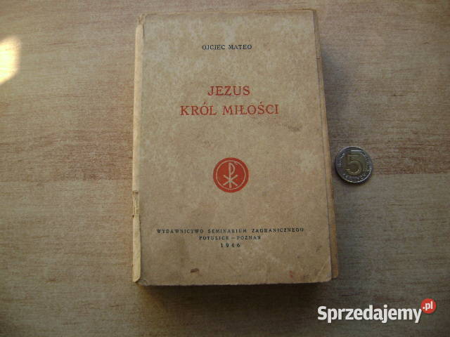 Starocie z PRL Dewocjonalia Ojciec Mateo z 1946 Gdynia