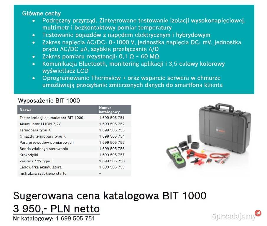 TPA 400 promocja Bosch Tire Pressure Analyzer Bielsko-Biała sprzedam