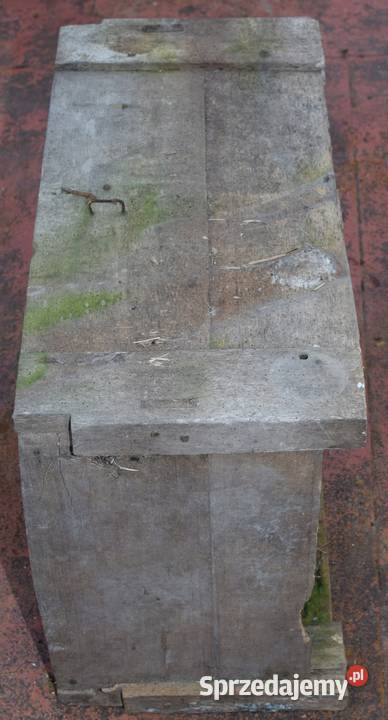 Stara drewniana skrzynia pojemnik Meble podkarpackie Iwierzyce