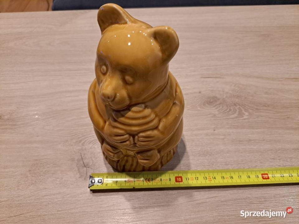 Stary Ceramiczny Pojemnik Na Miód Miś Z Czasów Radom sprzedam