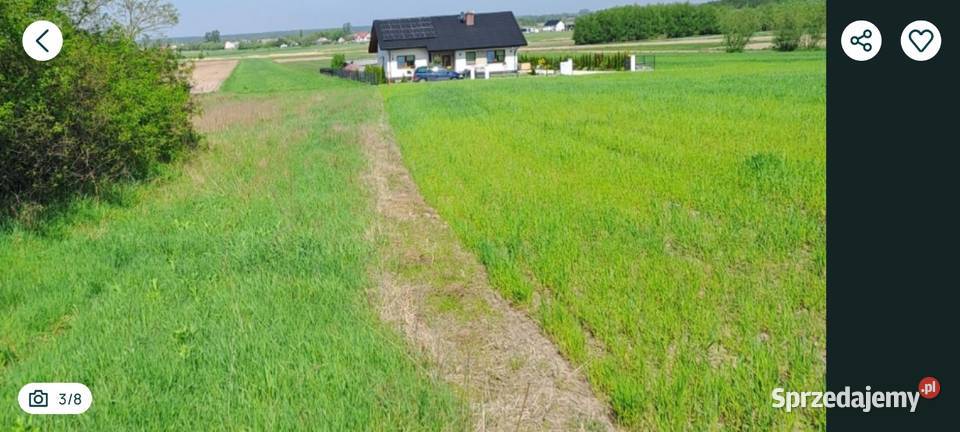 Działka Budowlana z mediami Strożyska Nowy sprzedam