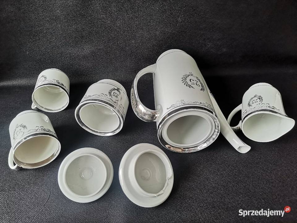 Stary serwis kawowy London porcelana Ćmielów sprzedam
