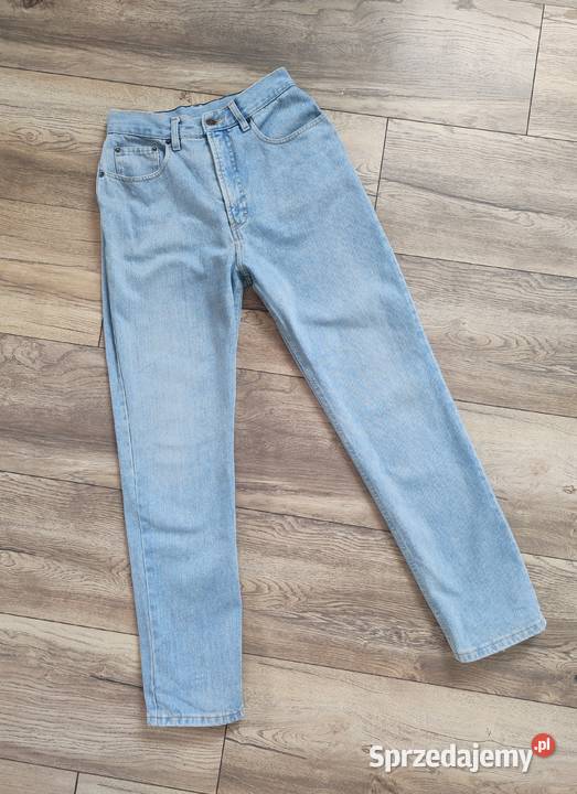 Spodnie dzinsowe jeansowe wysoki stan 80 90s Jasło