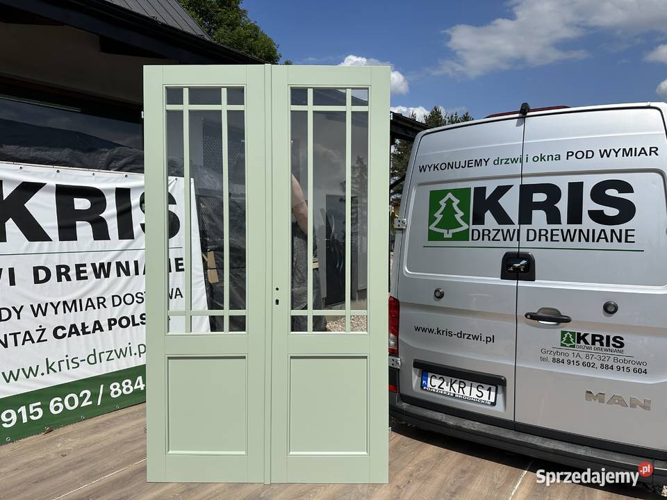 Drzwi dwuskrzydłowe drewniane HAMPTON NA KAŻDY