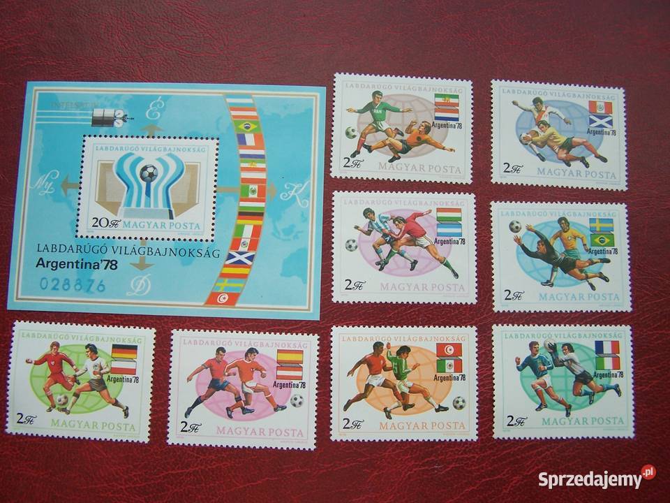 Węgry 1978 MNH Sport Piłka nożna MŚ Argentyna 78 Tychy sprzedam