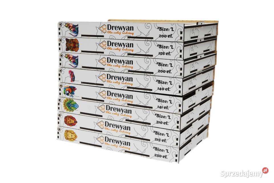 Puzzle Drewniane Premium EKO Układanka KOT A4