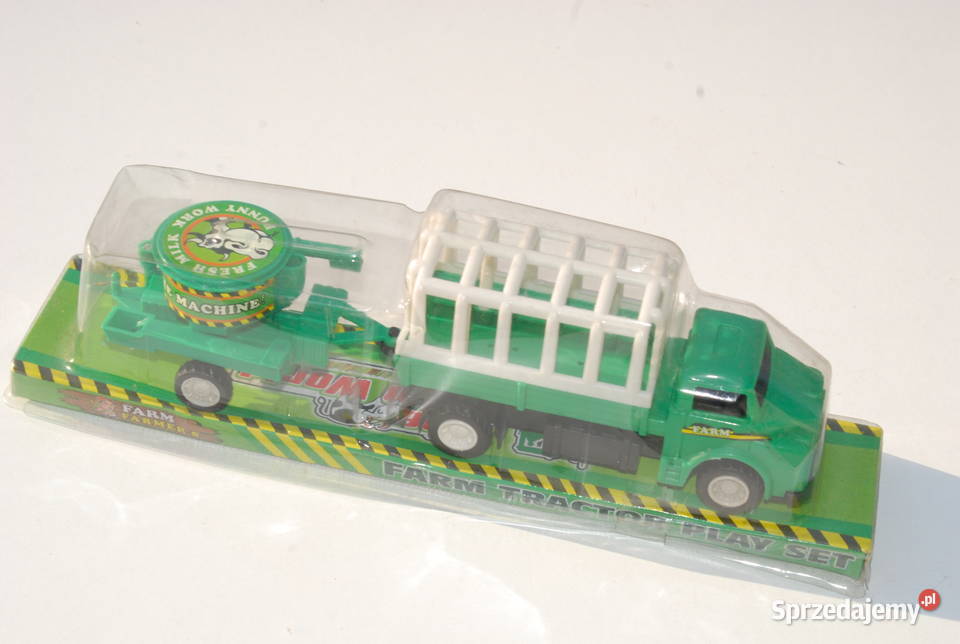 Zabawka ciężarówka do transportu zwierząt siana Cieszyn