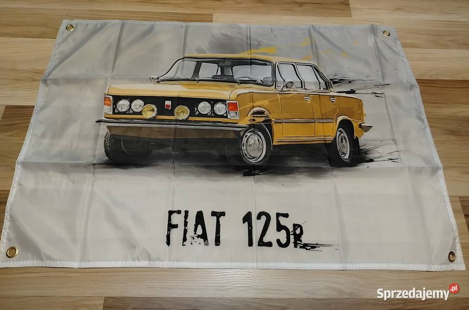Baner reklamowy billboard plakat materiałowy Rok produkcji 1975 125p