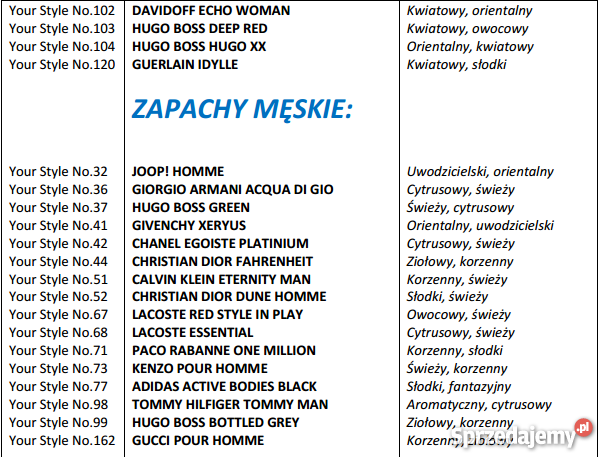 Perfumy lane podlaskie Suwałki