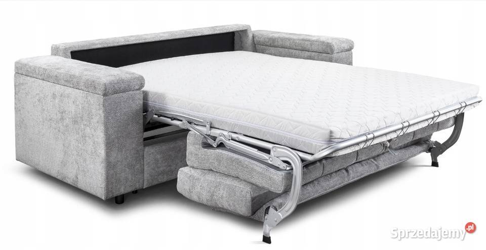 Sofa Angel ze stelażem włoskim materac pojemniki