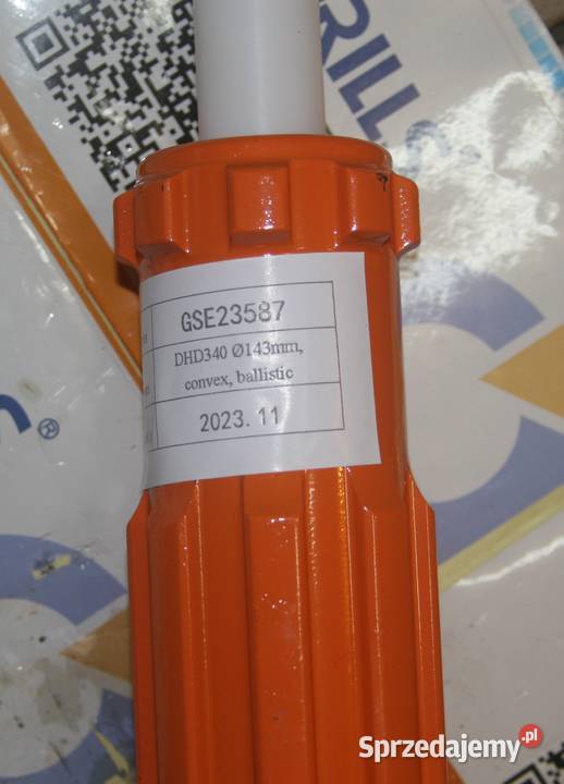 KORONKA DTH 143mm do młota 4 DHD340 SINODRILLS Olkusz