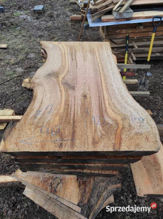 Monolit 124x5080x5 dąb stolik kawowy blat oak Przysucha