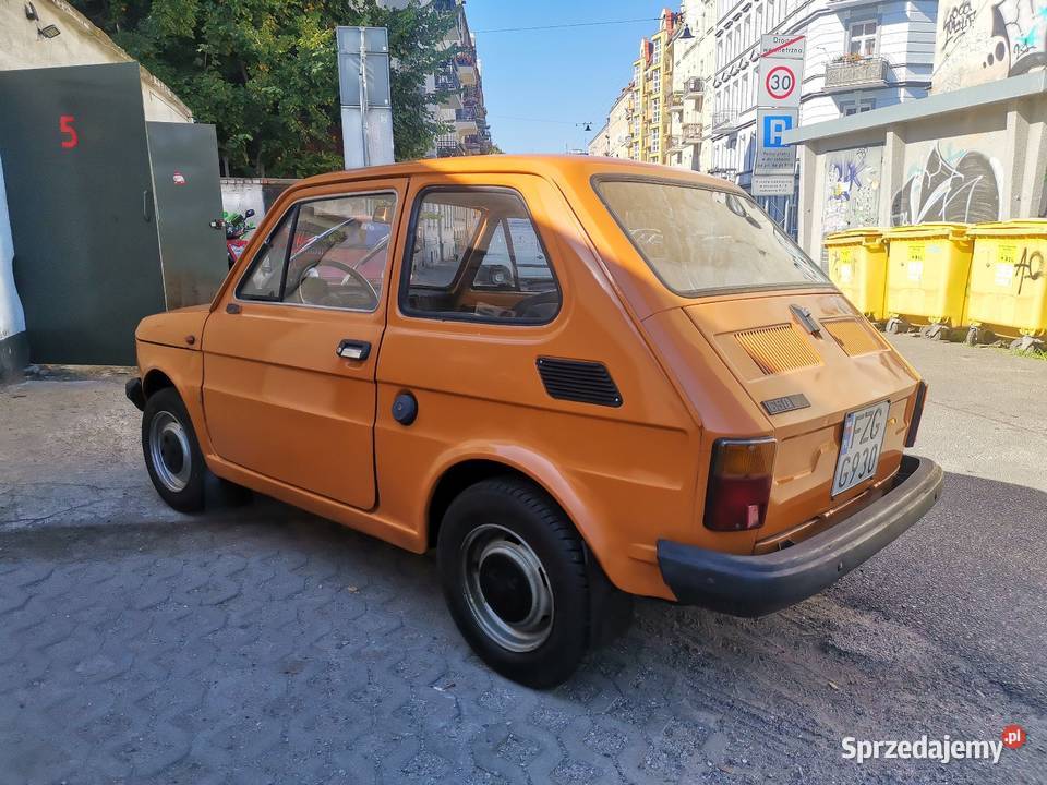 Fiat 126p Maluch 1985r odpalany z linki Wrocław