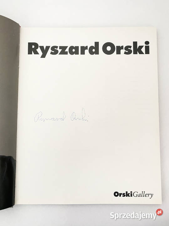 Orski gallery album katalog prac Ryszarda Warszawa