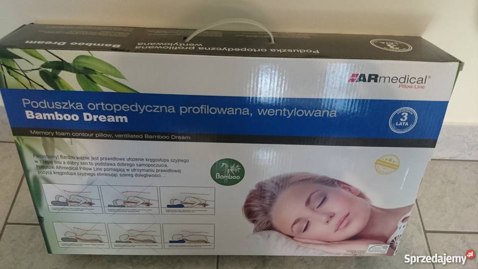 Poduszka orto50x30x10 profilowana wentylo Bamboo Kielce sprzedam