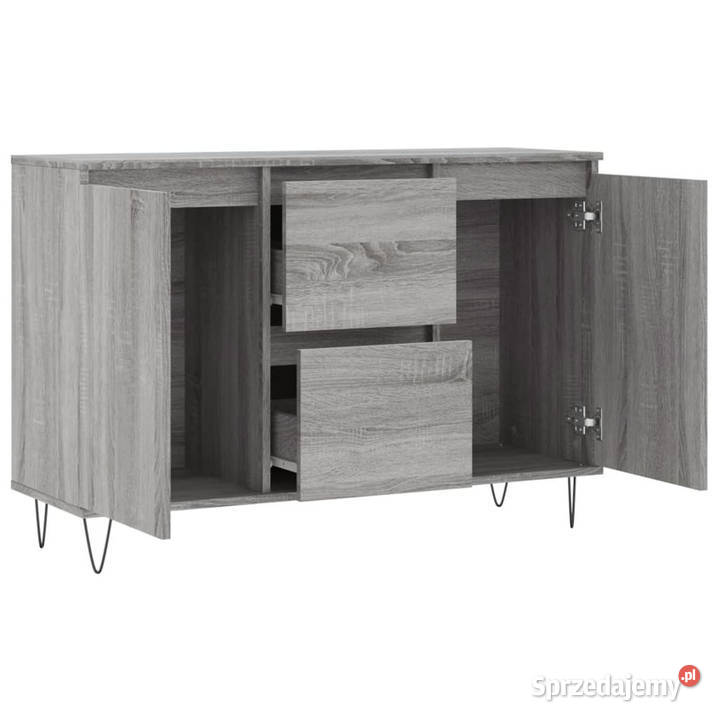 Szafka szary dąb sonoma 104x35x70 materiał Warszawa
