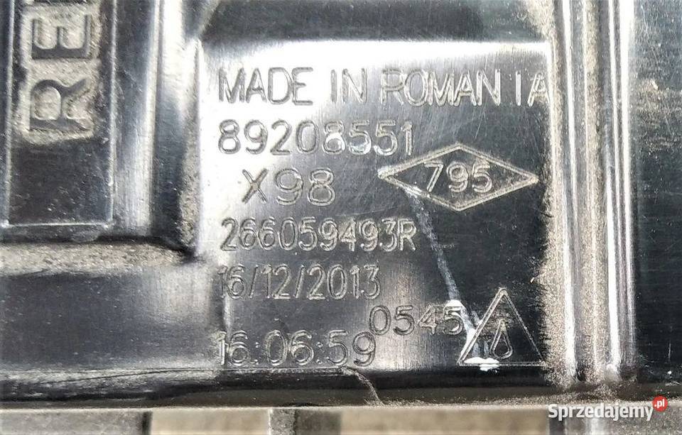 RENAULT CLIO IV 4 1216 DRL LED LEWY