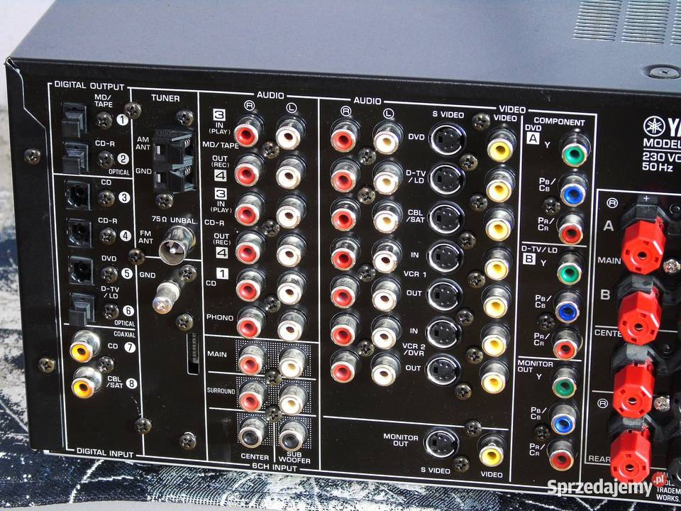 Amplituner Yamaha RXV800 RDS mocny 2x 140 wat Jasło sprzedam