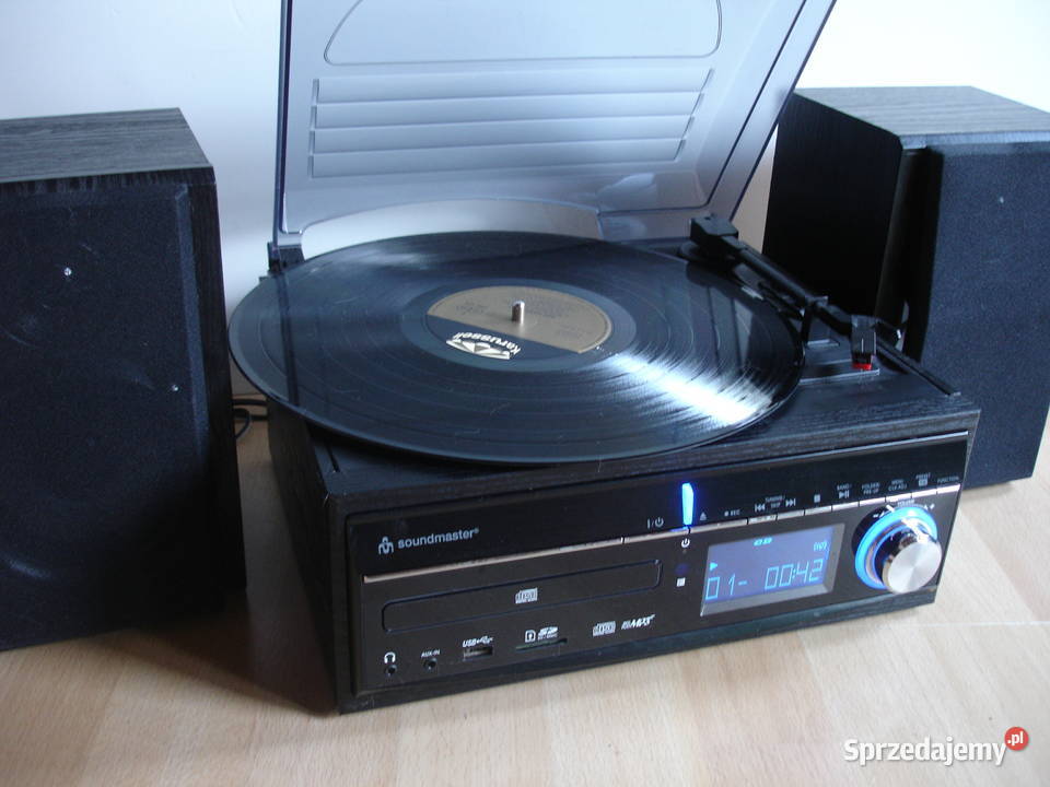Gramofon z CDMP3USBMDSD Soundmaster MCD1700 Gramofony Zielona Góra sprzedam