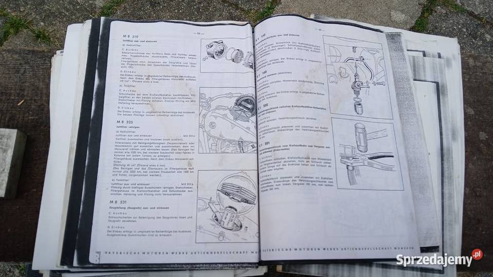 Podrecznik naprawy BMW R75 Sahara Fotokopia Gryfów Śląski
