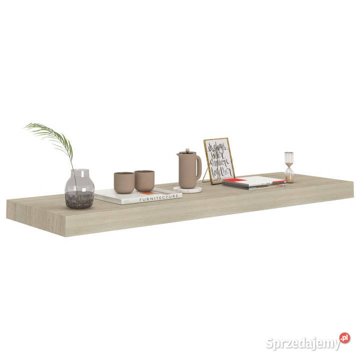 Półki ścienne 2 kolor dębowy 80 x 235 x 38 MDF mazowieckie Warszawa sprzedam