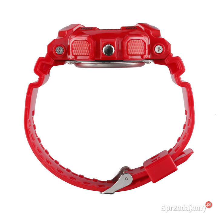 Zegarek elektroniczno analogowy GSHOCK czerwony Warszawa