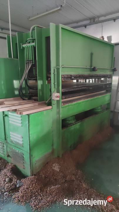 Prasa hydrauliczna do forniru VEB Michoma FSP4 Łódź