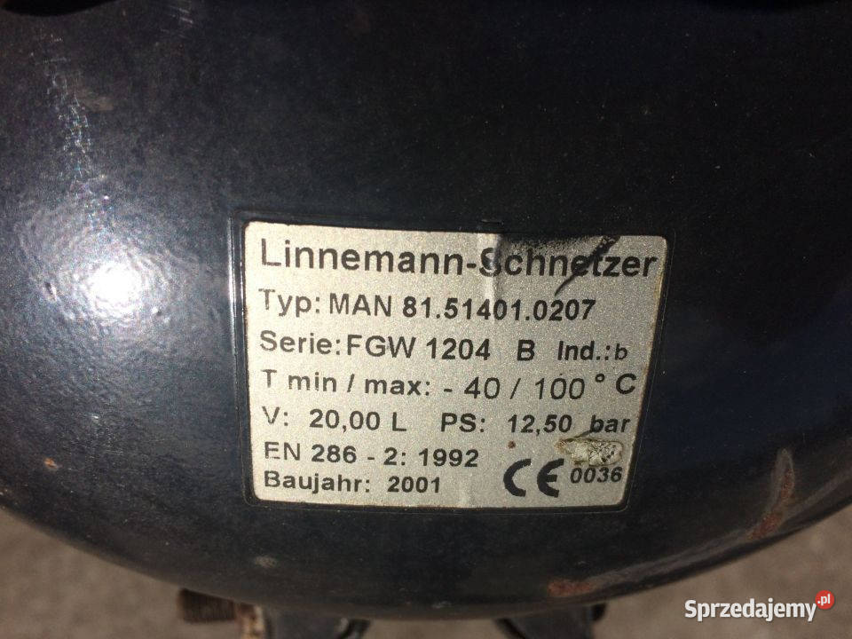 Butla Zbiornik Powietrza Man 81514010207 20L Maszewo
