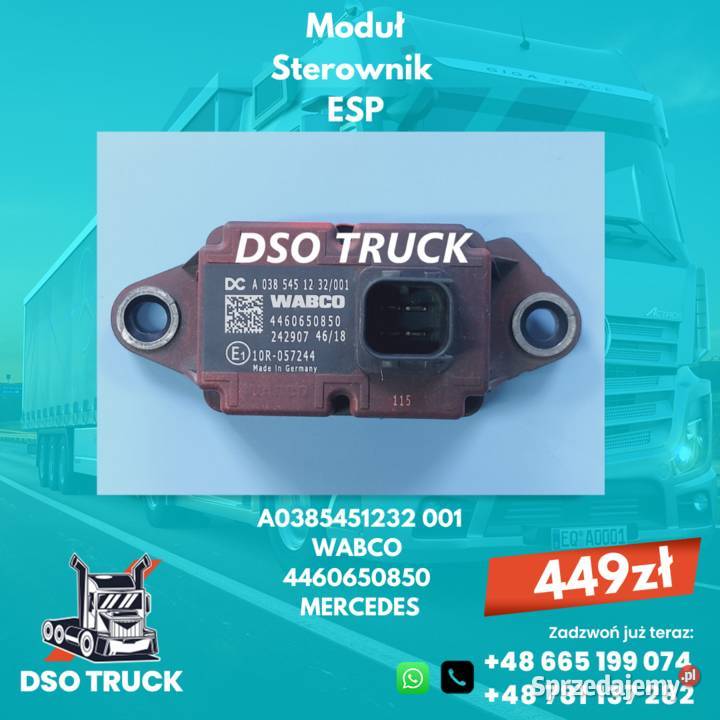 Modul Sterownik ESP A0385451232 MERCEDES MP4 ciężarowe Zawichost sprzedam