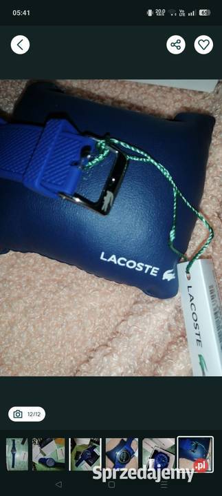LACOSTE Zegarek NOWY z metką z folią tarcza i Leszno