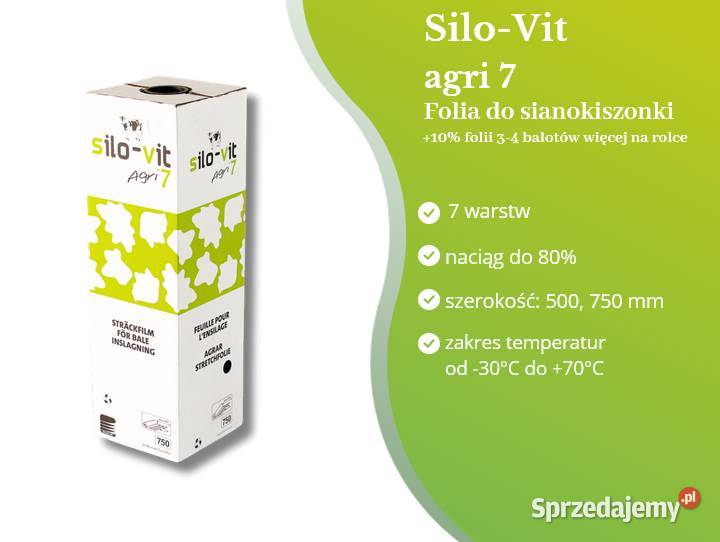 Folia do sianokiszonki 750 FN Wrap i 500 opolskie Jemielnica