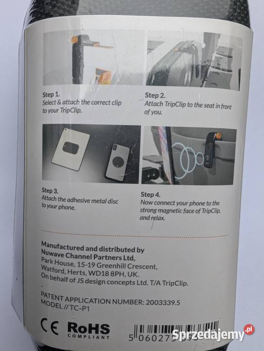 TripClip Travel Pro chwyt na telefontablet Poznań