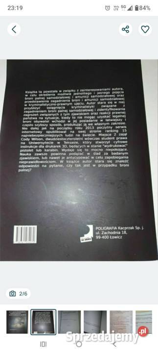 Broń palna samodziałowa wybrane aspekty Łódź