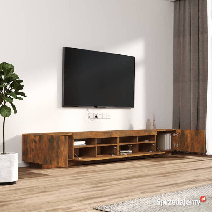 Zestaw 3 szafek TV z oświetleniem LED Warszawa