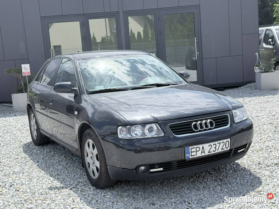 Audi A3 Sportback 19 TDI 100 2003r tempomat czarny Wrocław sprzedam