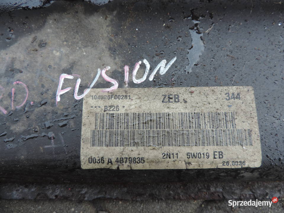 SANKI WÓZEK KOŁYSKA FORD FUSION MK1 14 16V Zestawy zawieszenia małopolskie