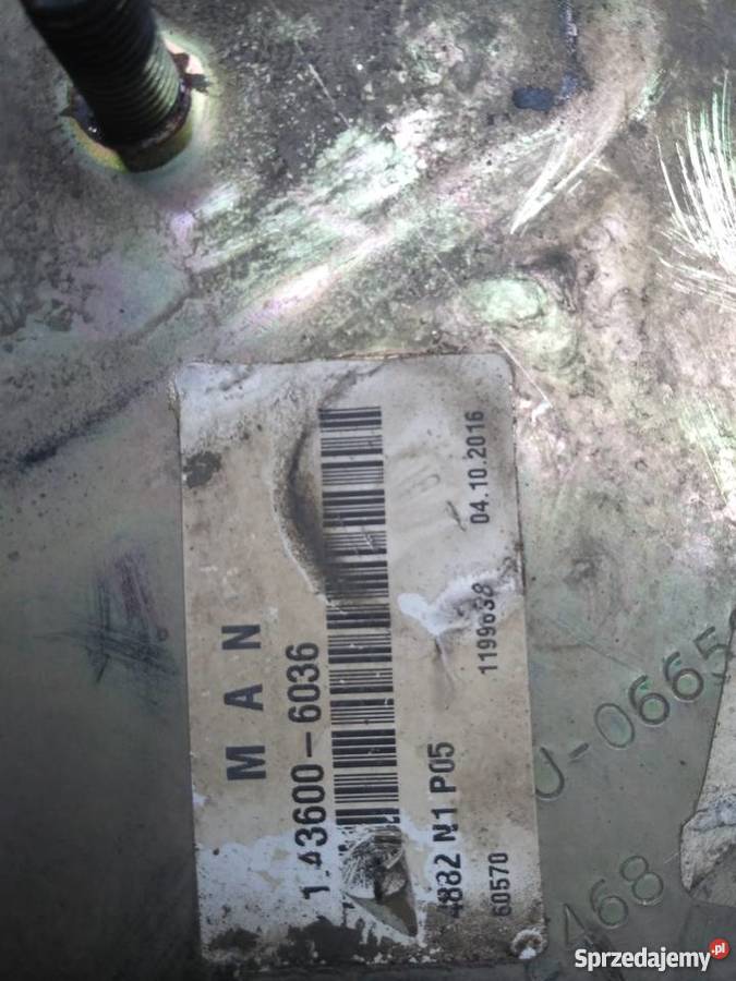 Poduszka tylnej osi Miech 81436010151 MAN TGX tuleje i poduszki