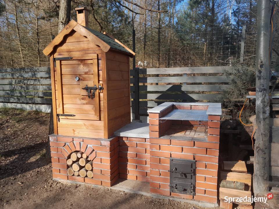 Wedzarka Wędzarnie drewniane duza Wąchock